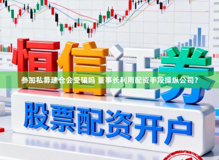 参加私募建仓会受骗吗 董事长利用配资手段操纵公司？